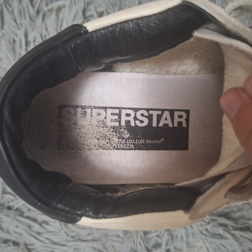 Superstar Black and White Sneakers